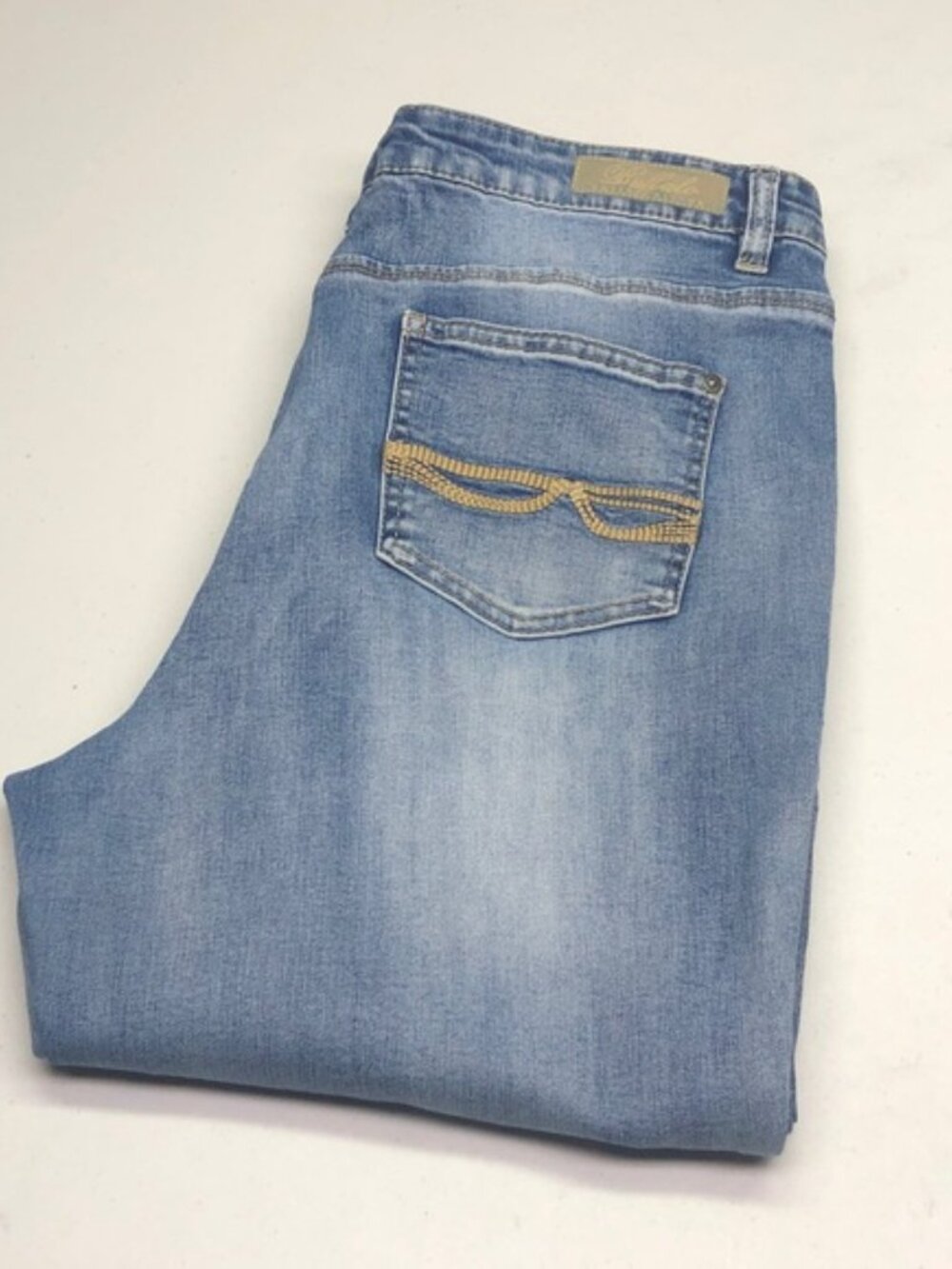 DAVID BITTON MISHA MID-RISE STRAIGHT LEG STRETCH JEANS 14/32x32 ⭐️